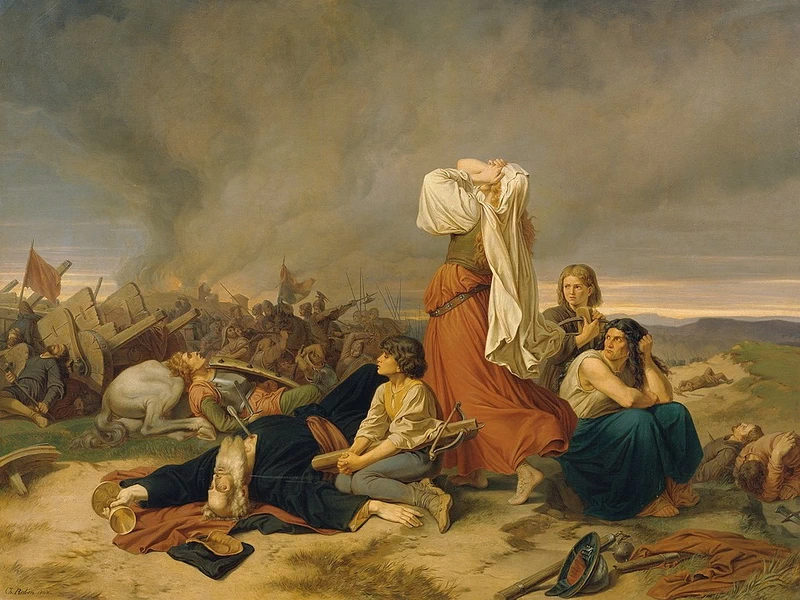 1805 - Christoph Christian Ruben - La battaglia di Lipan 1434 - Kunsthistorisches Museum